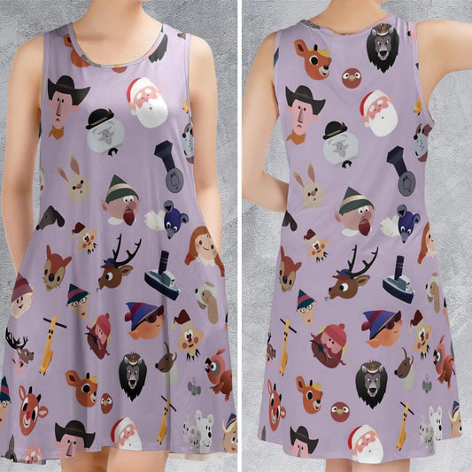 Sleeveless Dress - VX6ESRZV