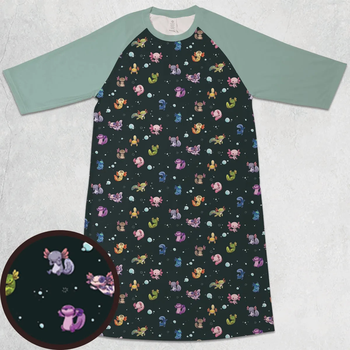 3/4 Sleeve Raglan Dress - 7HKC5D94