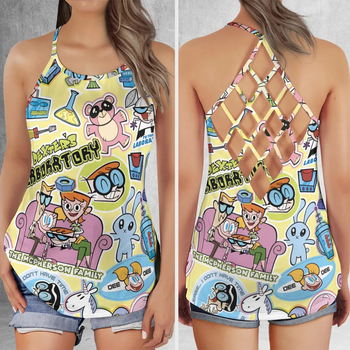 Criss Cross Tank Top - 3AK4RUFB