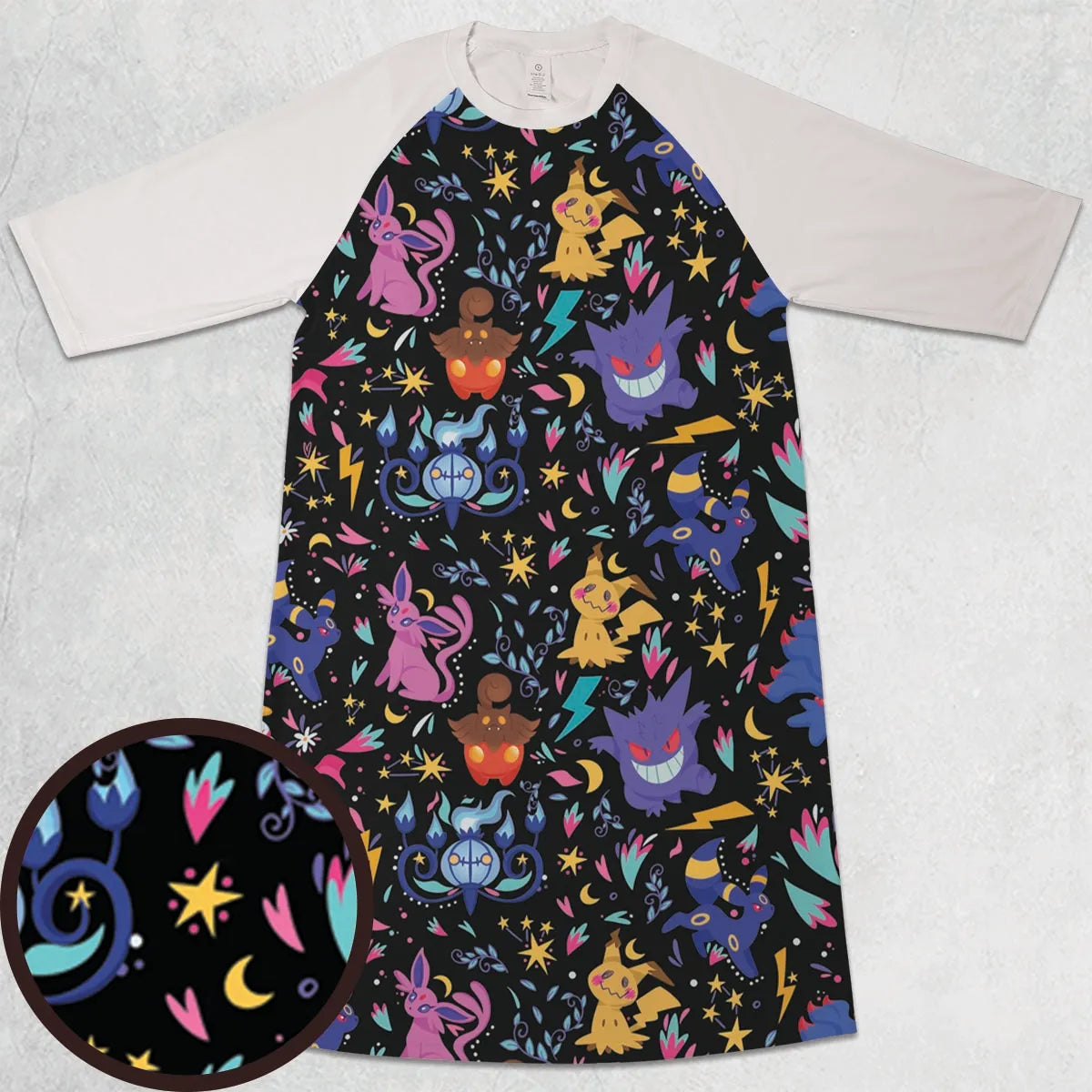 3/4 Sleeve Raglan Dress - 4RYJSB2F
