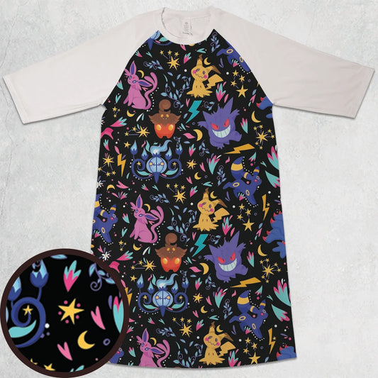 3/4 Sleeve Raglan Dress - 4RYJSB2F