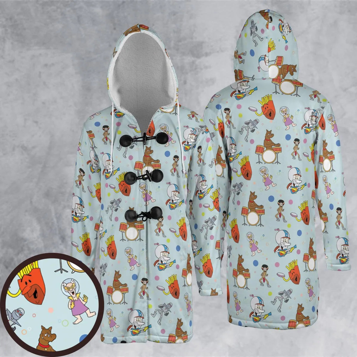 Hooded Cloak Coat - FUY721WL