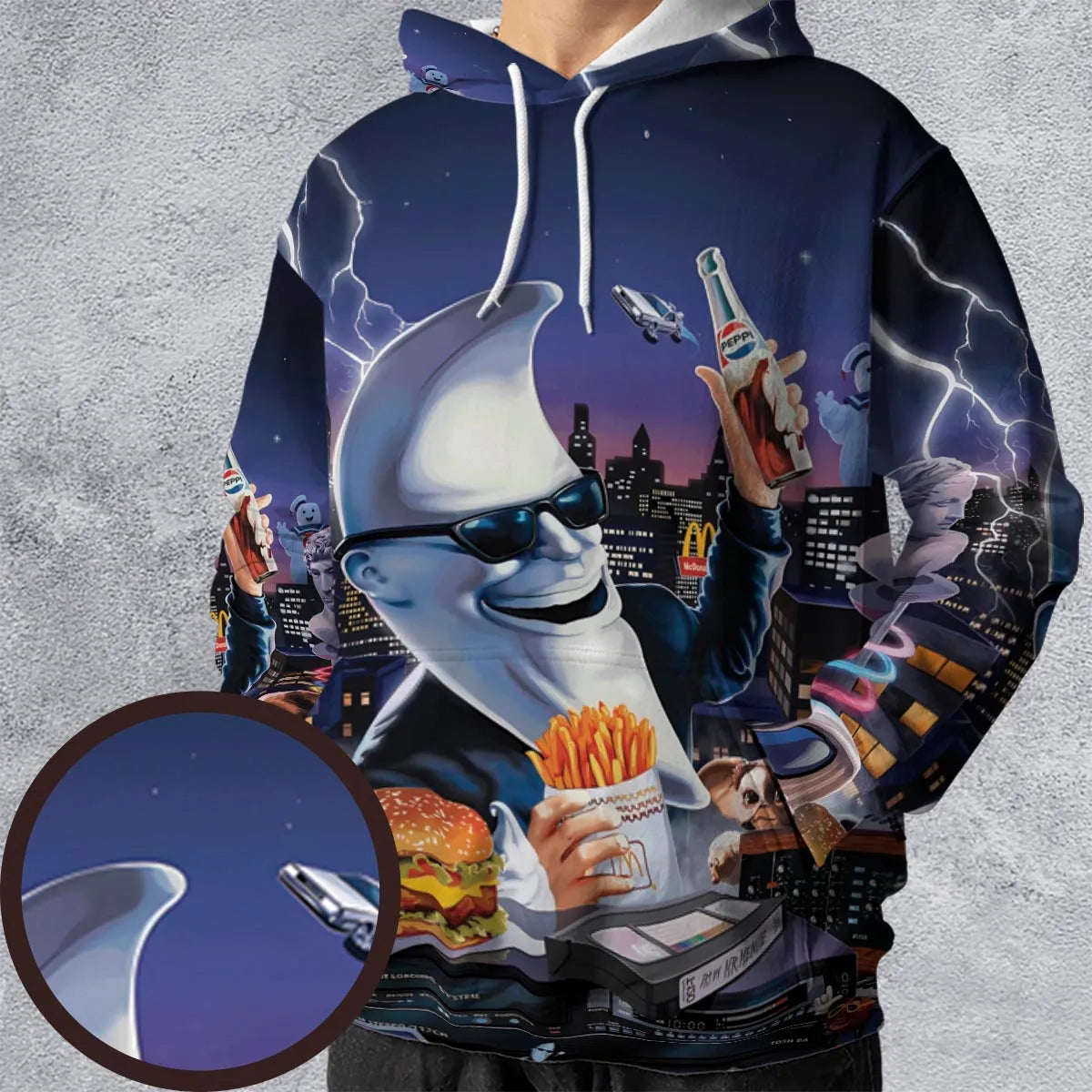 All-over Print Hoodie - THFC75KU