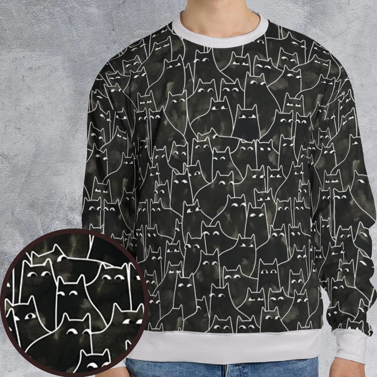 All-over Print Sweatshirt - 7C96Y4VJ
