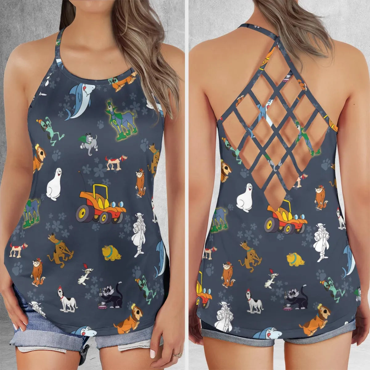 Criss Cross Tank Top - G5CSN94Z