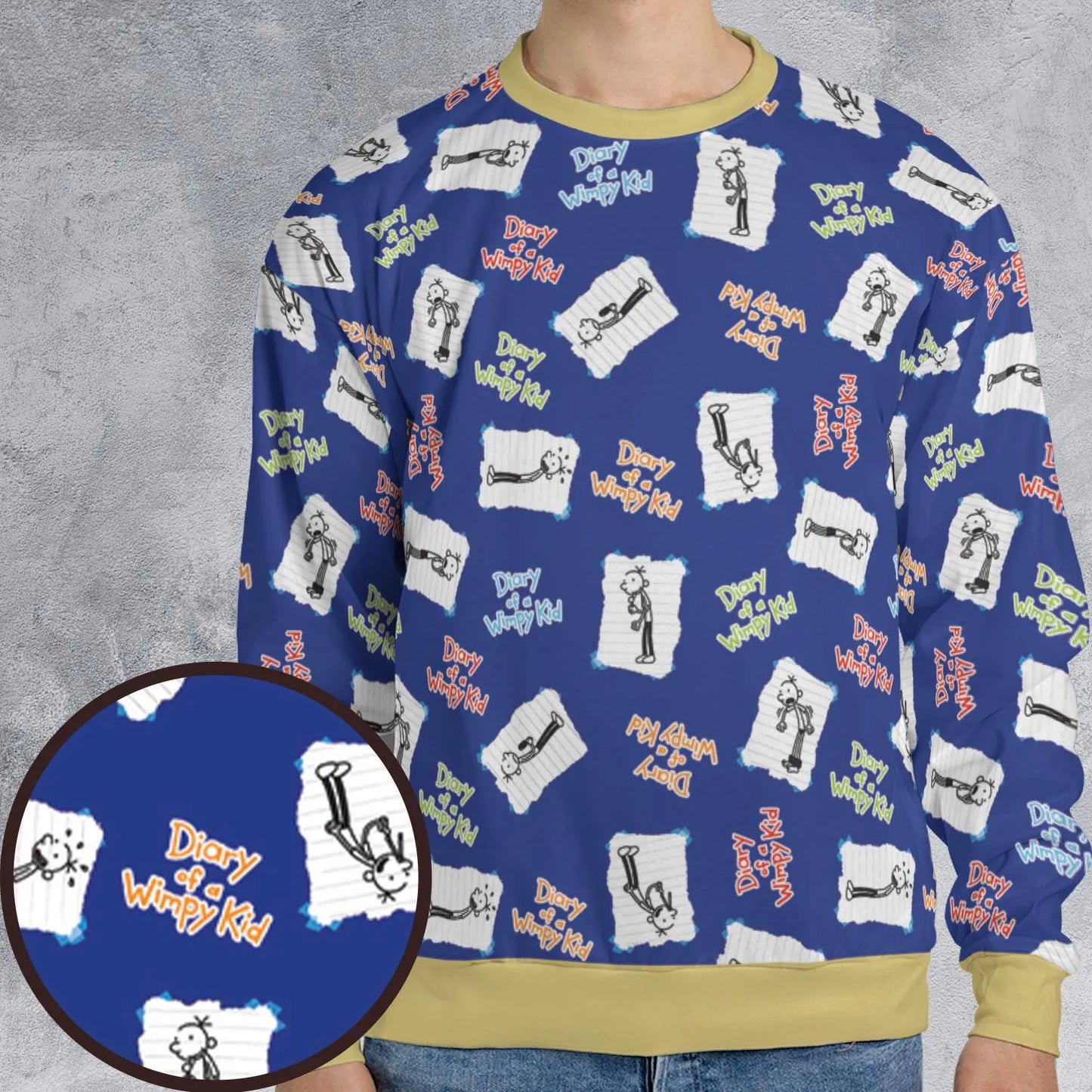 All-over Print Sweatshirt - UQC9K583