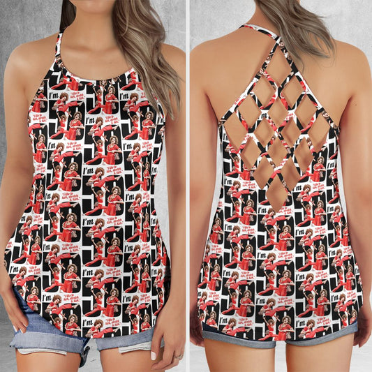 Criss Cross Tank Top - QDZZVUD5 -  - 1