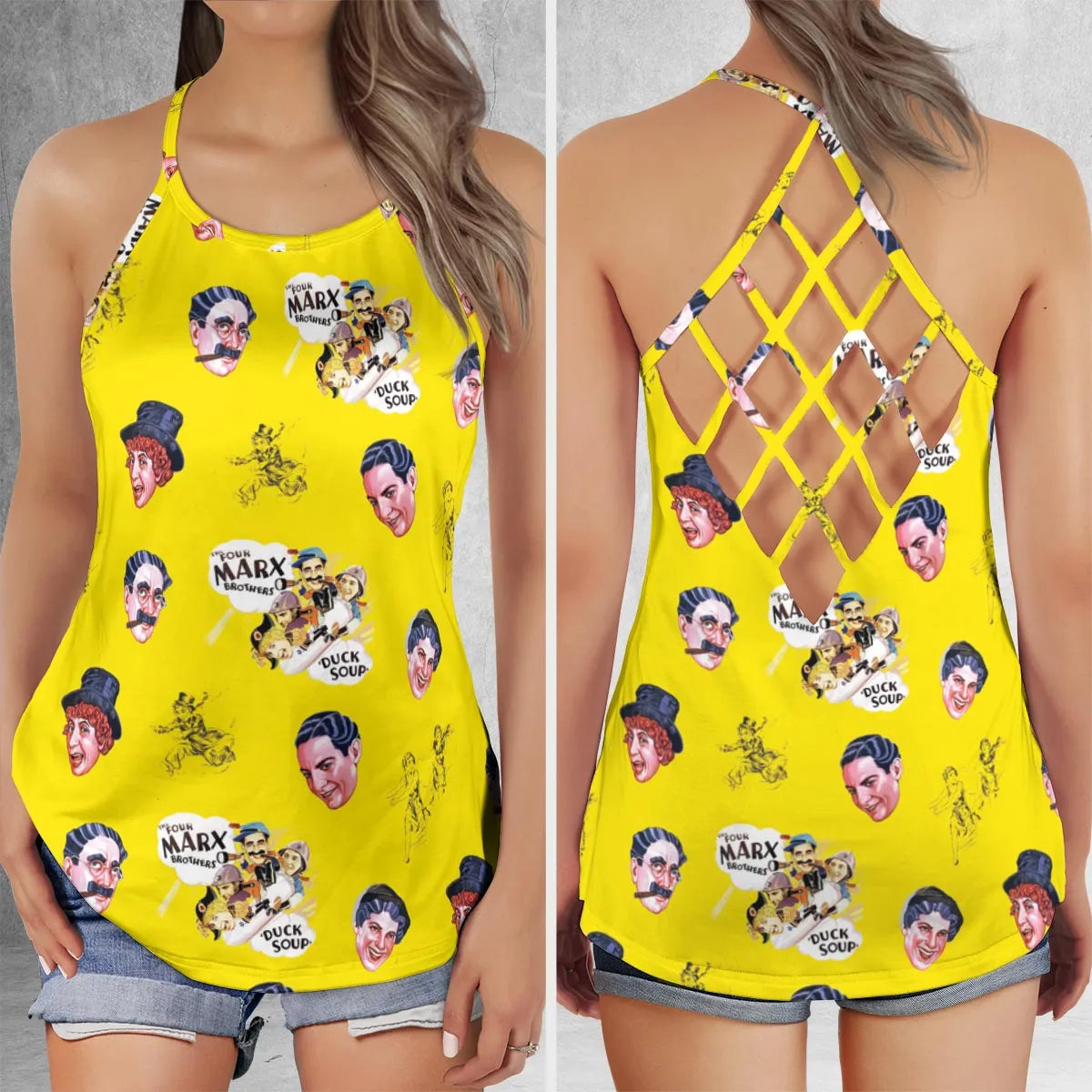 Criss Cross Tank Top - GSUG6FDY