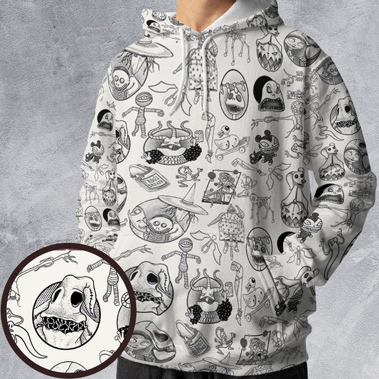 All-over Print Hoodie - Y8CX66SF -  - 1