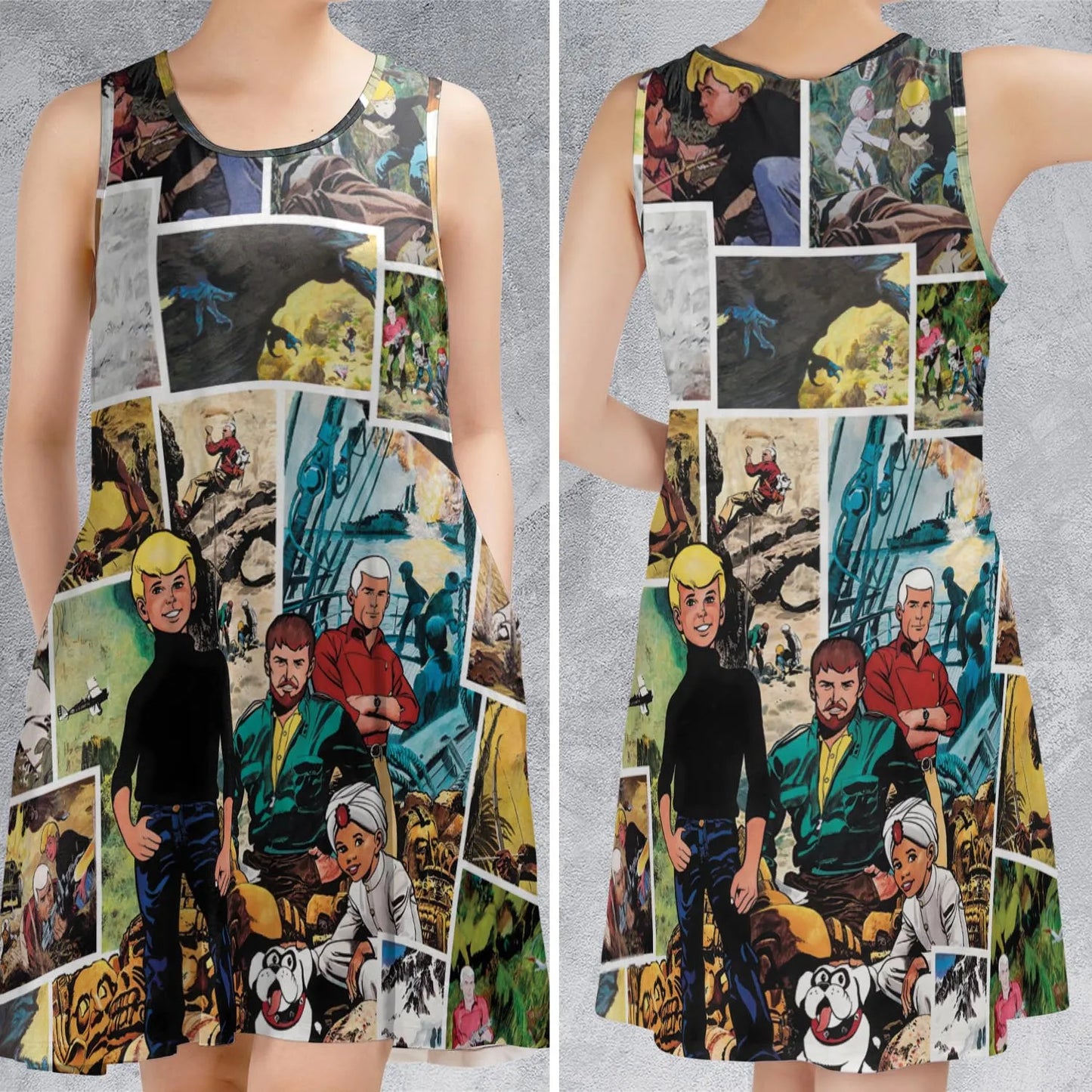 Sleeveless Dress - 1E22QRKN