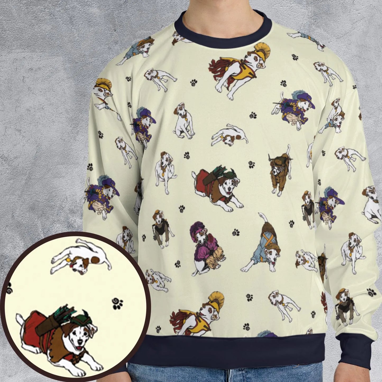 All-over Print Sweatshirt - SE7CK4PJ