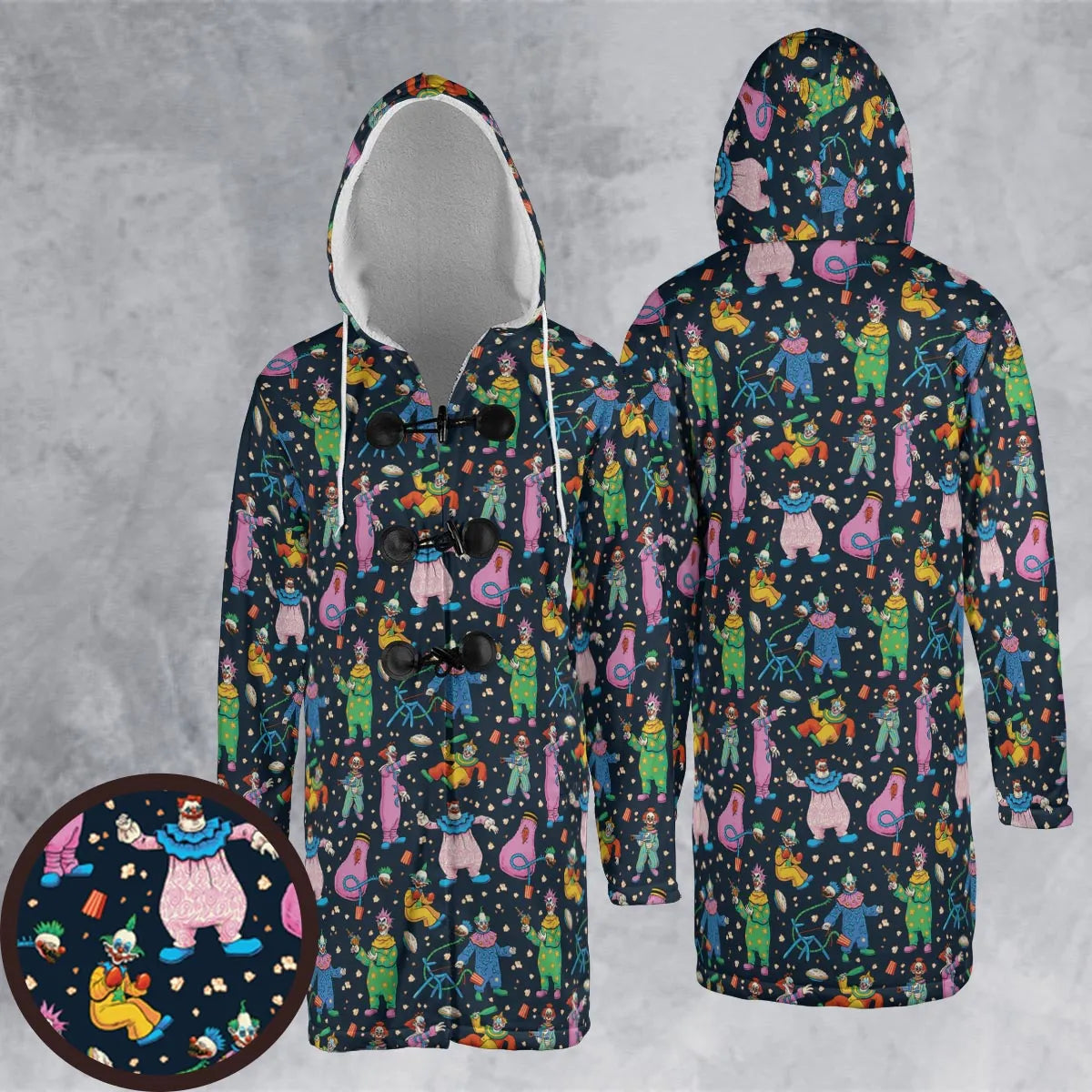 Hooded Cloak Coat - 7ZXMHWDK