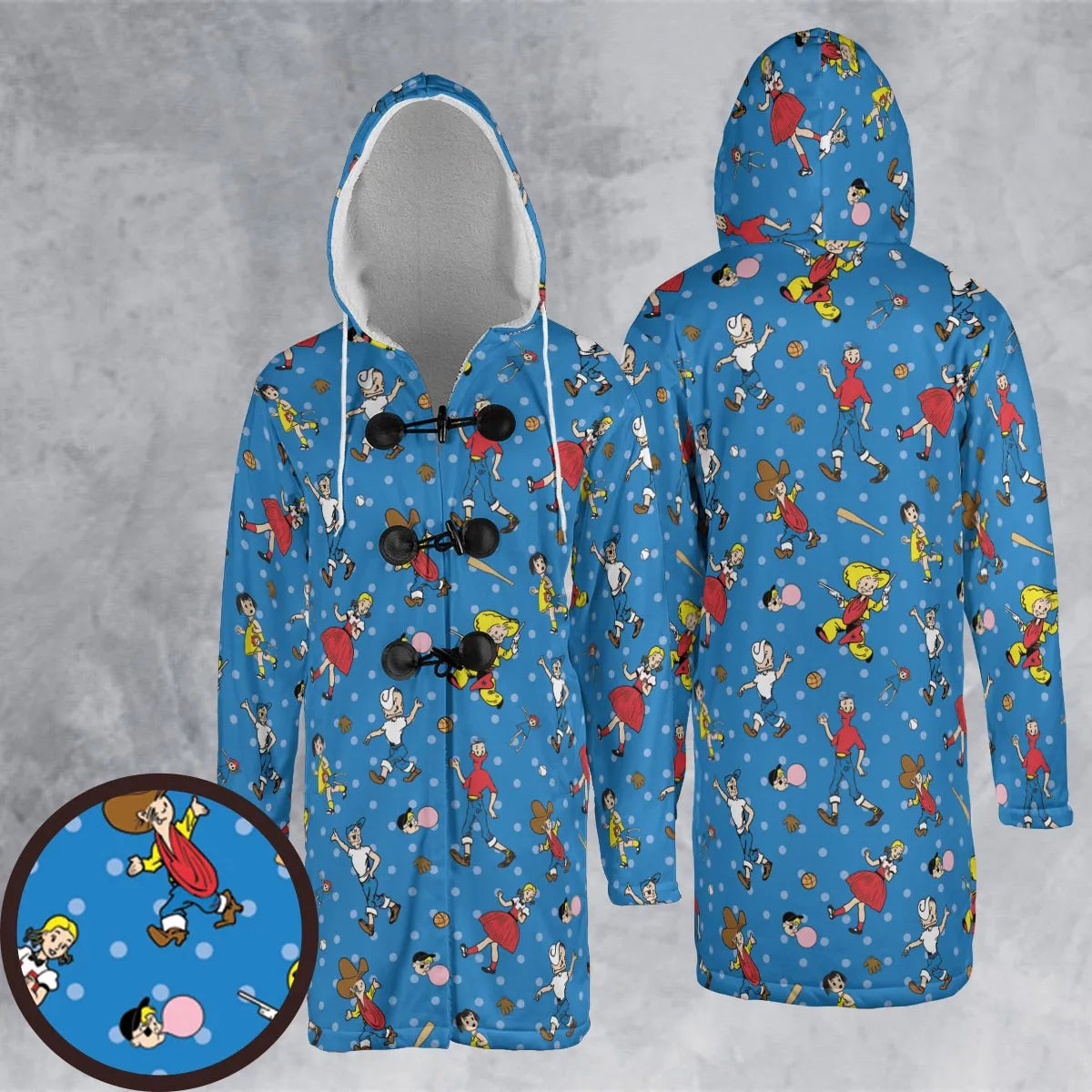 Hooded Cloak Coat - 4ZNJ65HD