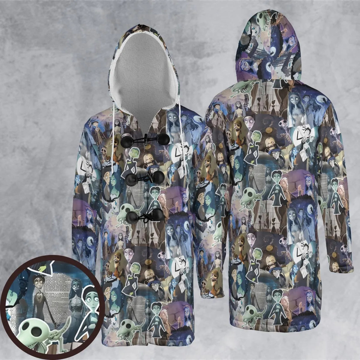 Hooded Cloak Coat - R5QQLKDU