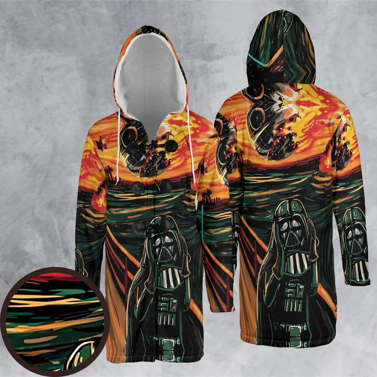 Hooded Cloak Coat - 6RXYH3Y7