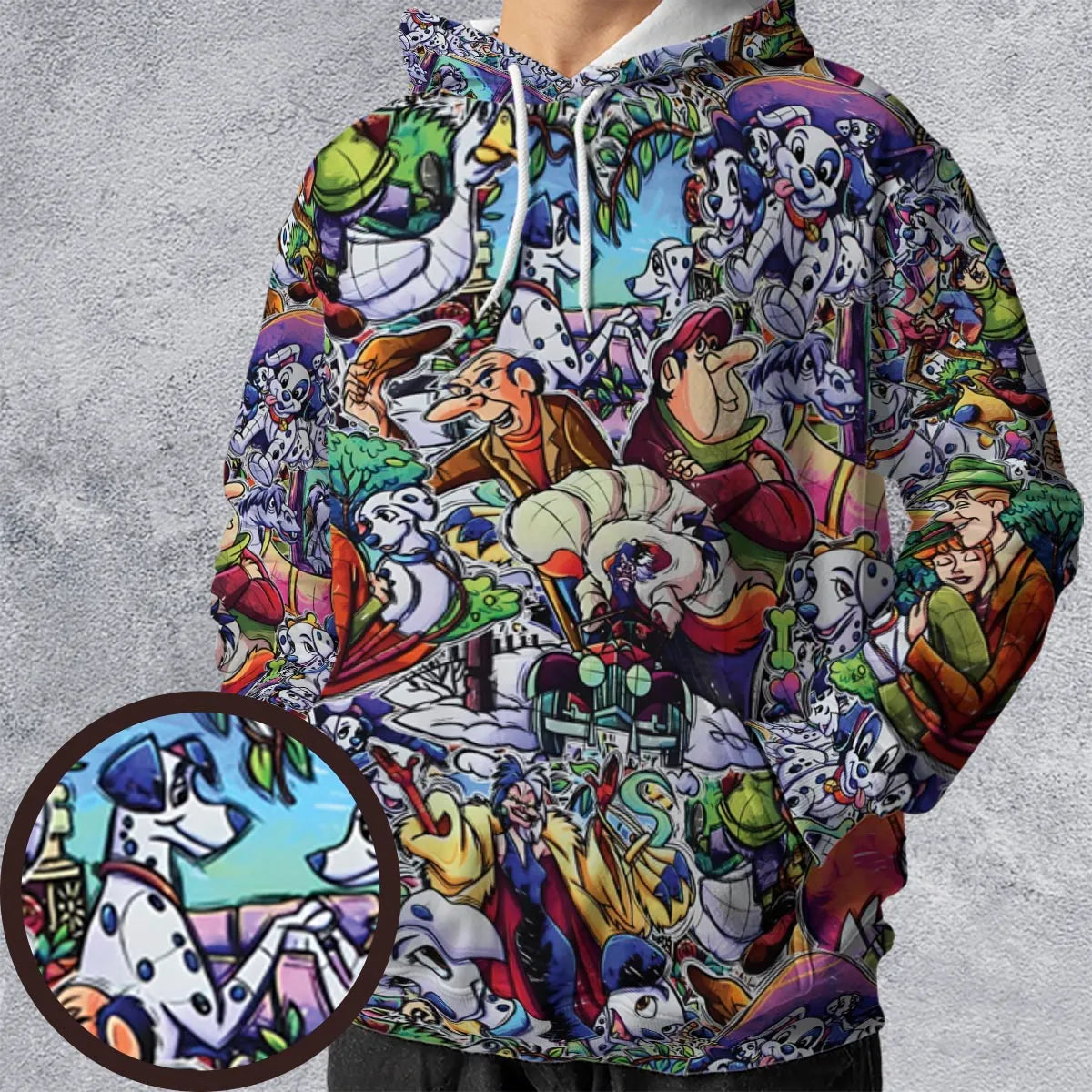 All-over Print Hoodie - UVLE7QU2