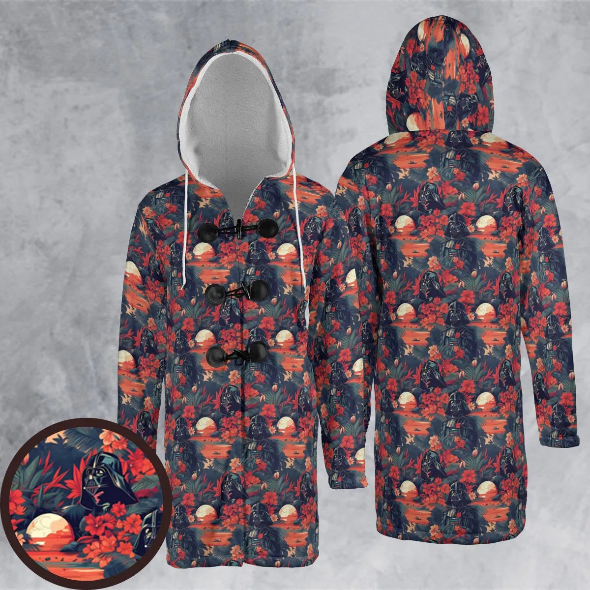 Hooded Cloak Coat - 6NCJC6Q3