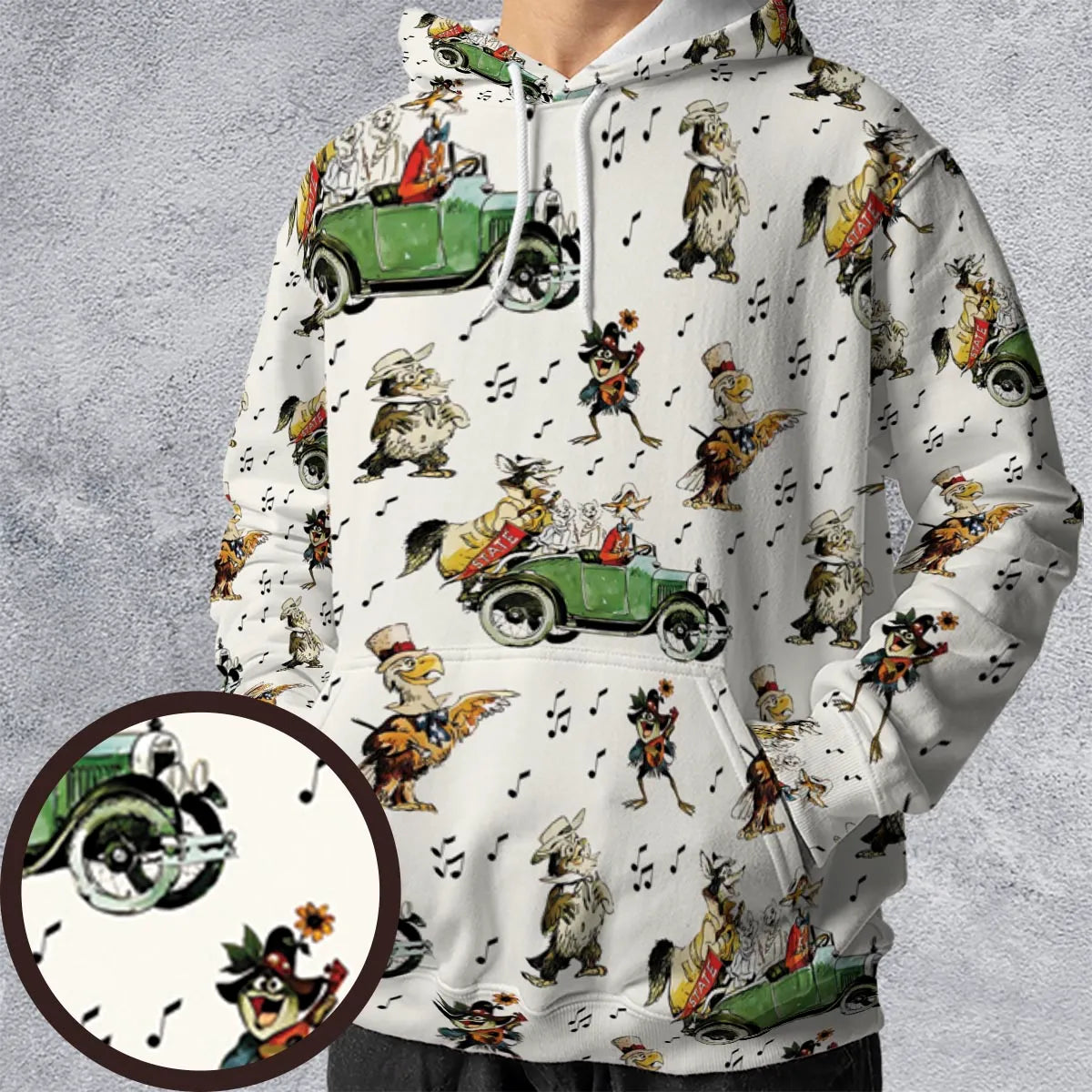 All-over Print Hoodie - APS6XC5W