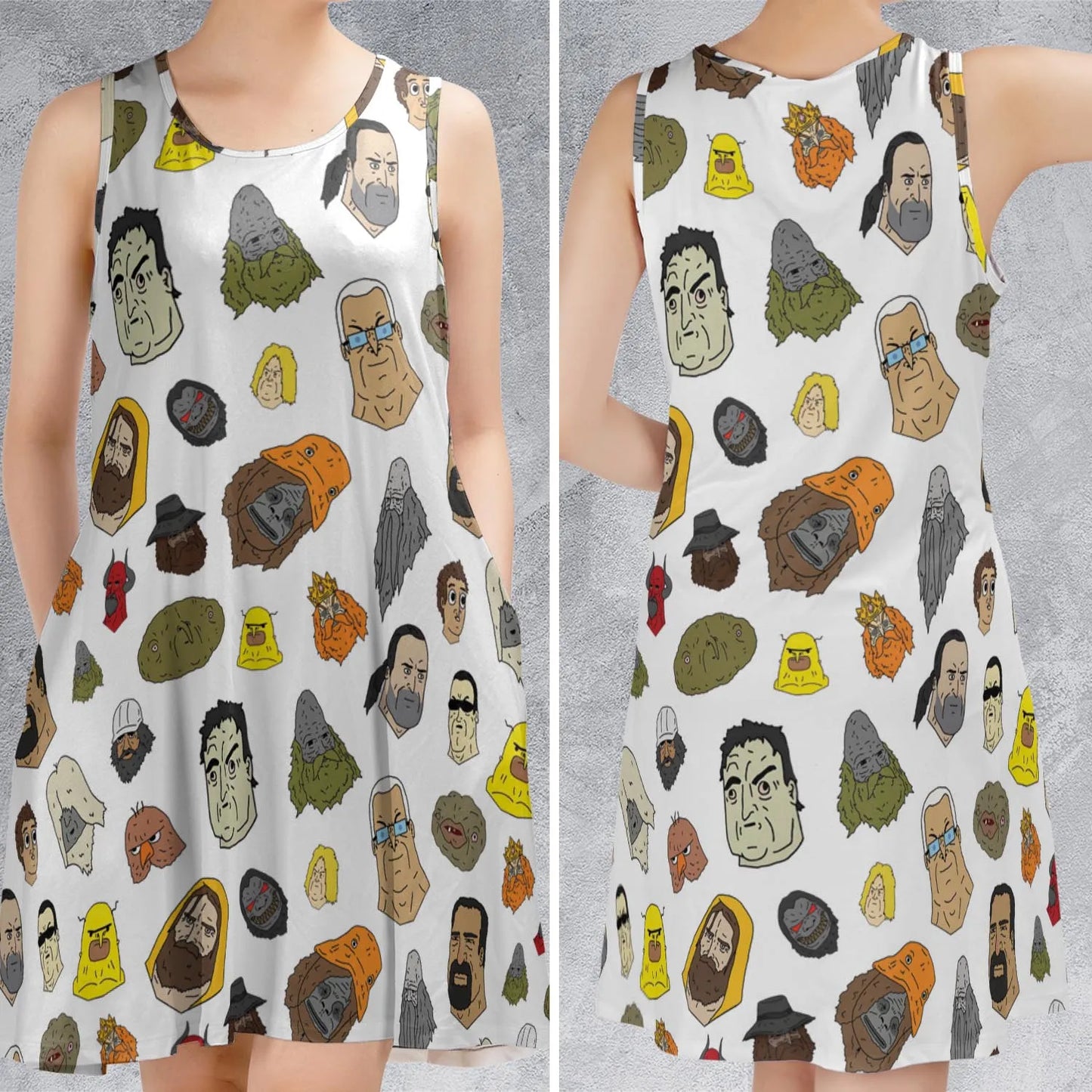 Sleeveless Dress - VXCTY7JM