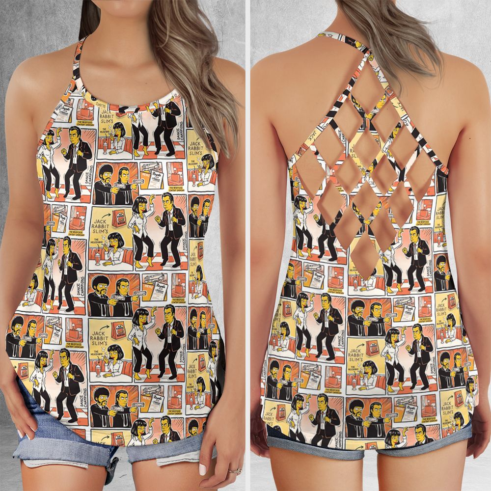 Criss Cross Tank Top - JGJBLBUT -  - 1