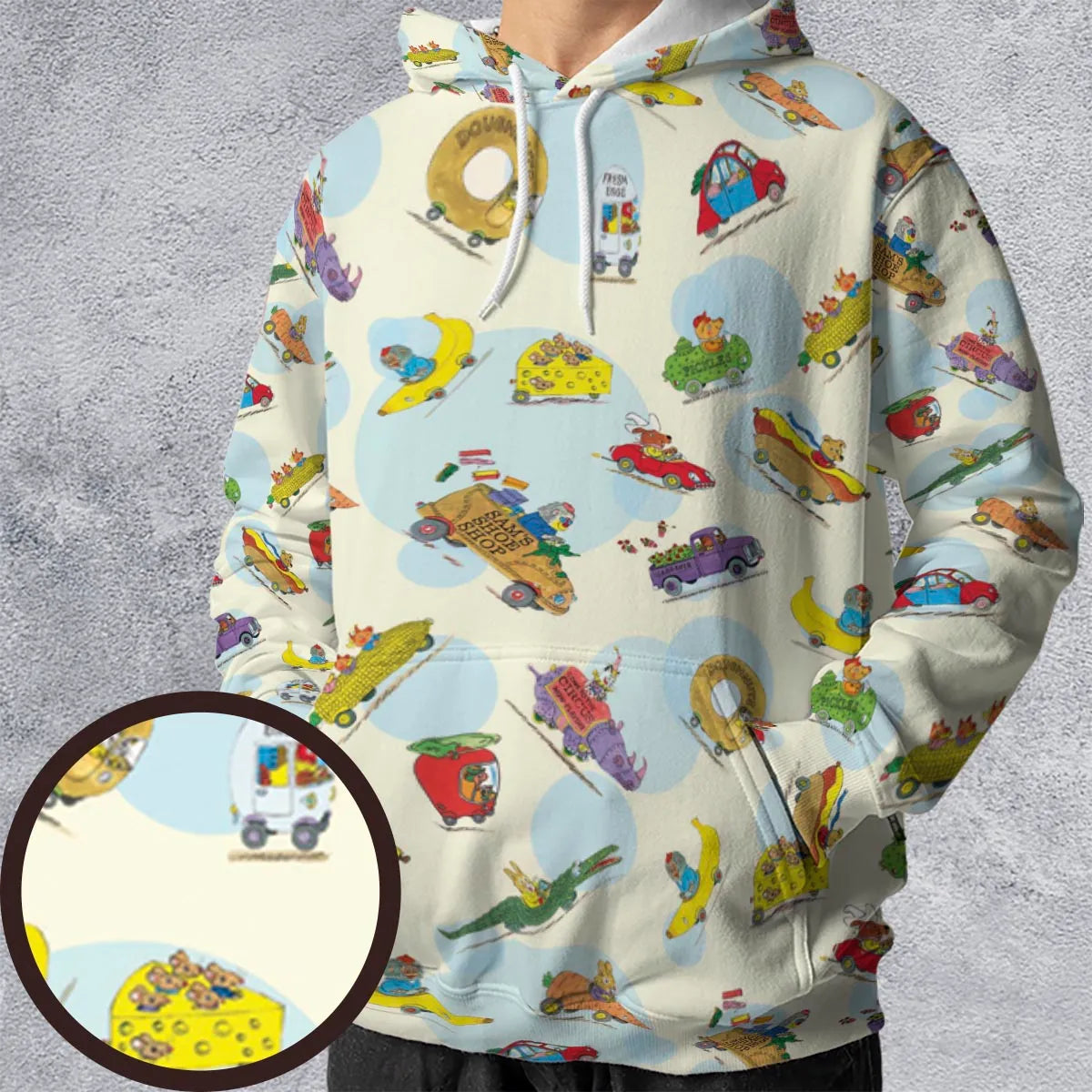 All-over Print Hoodie - AXJFB9FG