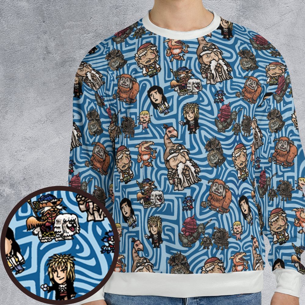 All-over Print Sweatshirt - DNNYLZ6E -  - 1
