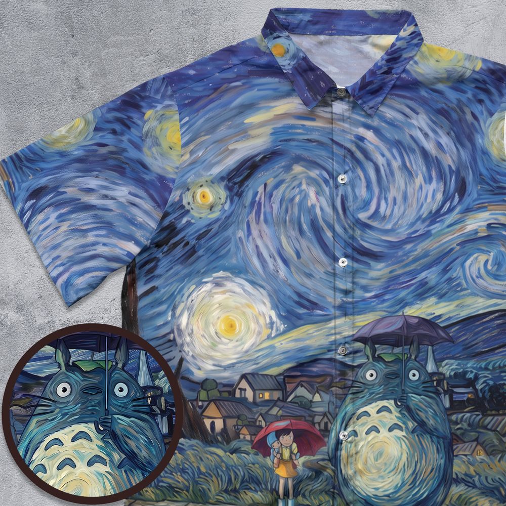 Starry Night with Totoro -  - 1