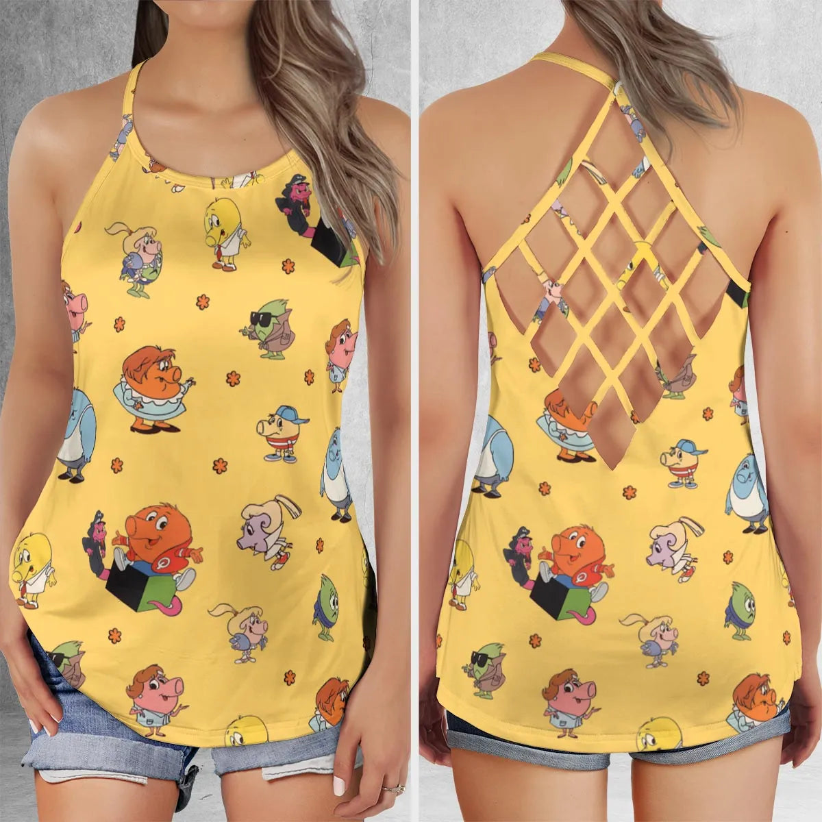 Criss Cross Tank Top - V6MNQVWJ
