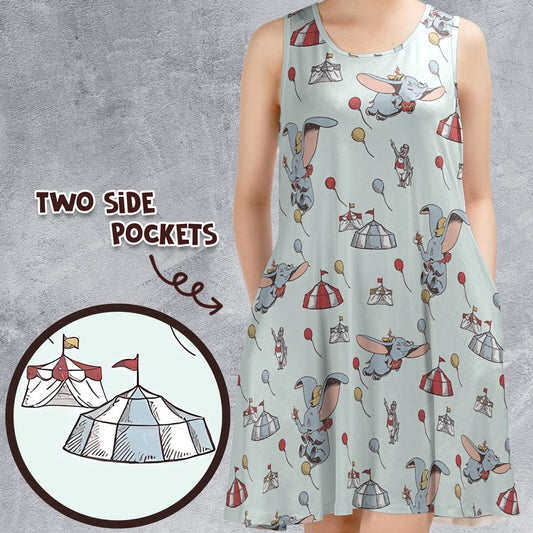 Sleeveless Dress - LPZ85KXL -  - 1