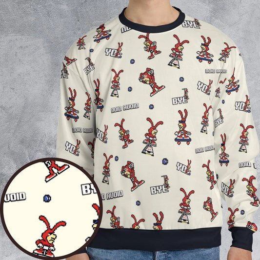 All-over Print Sweatshirt - HLXCVSNP