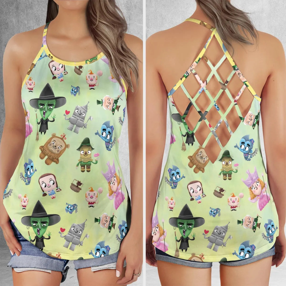 Criss Cross Tank Top - ZG8VG5BX