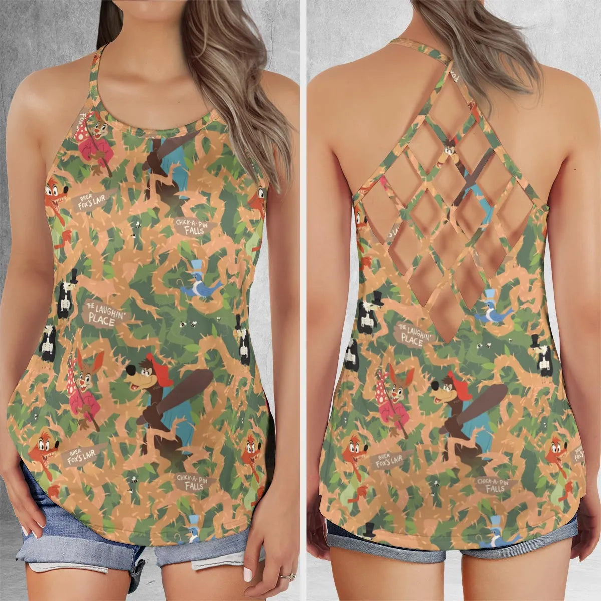 Criss Cross Tank Top - 5FR17CPY