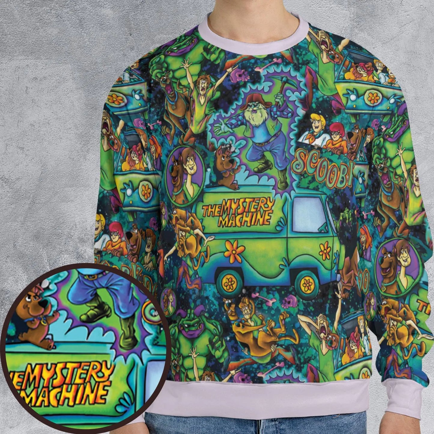 All-over Print Sweatshirt - 3Z9BNWMN