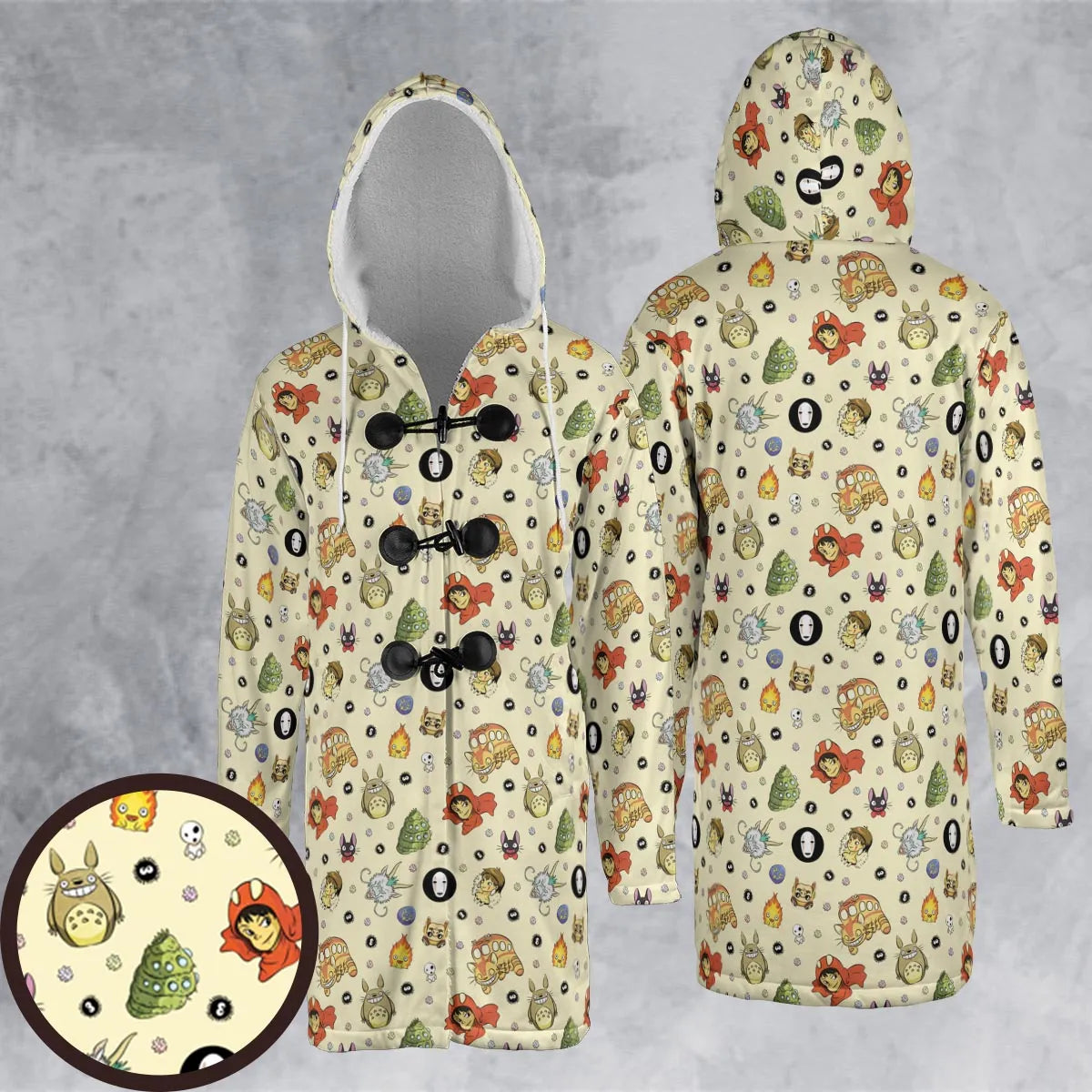 Hooded Cloak Coat - 4D5CP154