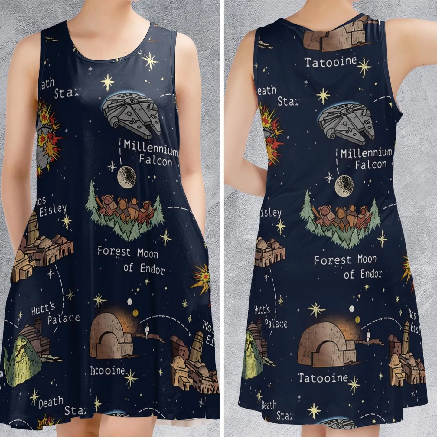 Sleeveless Dress - KZPPYZX5