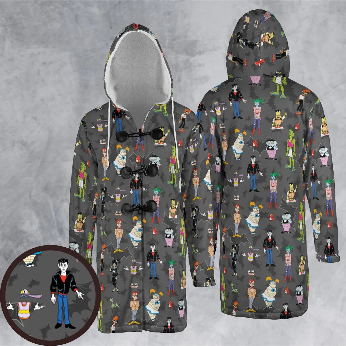 Hooded Cloak Coat - FQE8SC31