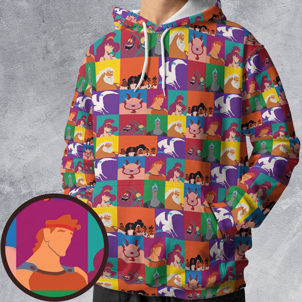 All-over Print Hoodie - NMWQ56WB -  - 1