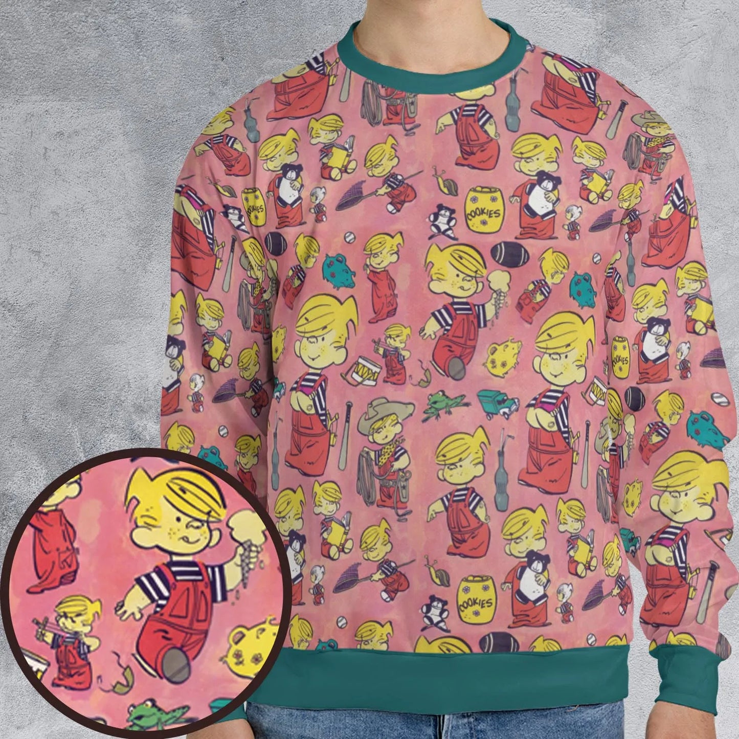 All-over Print Sweatshirt - U9RA65UK