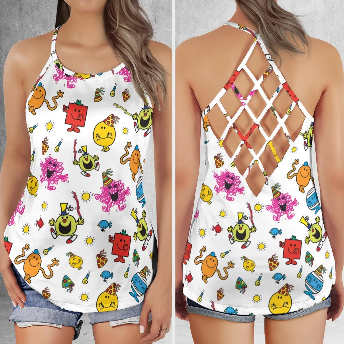Criss Cross Tank Top - ZH9YP9GG