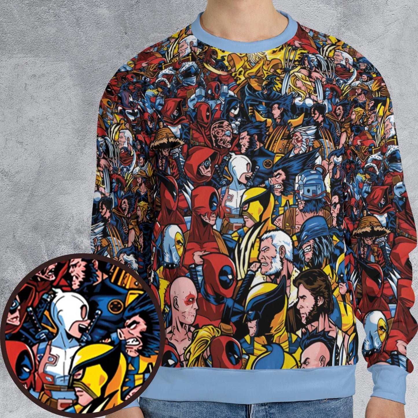 All-over Print Sweatshirt - FK8CTP6Q