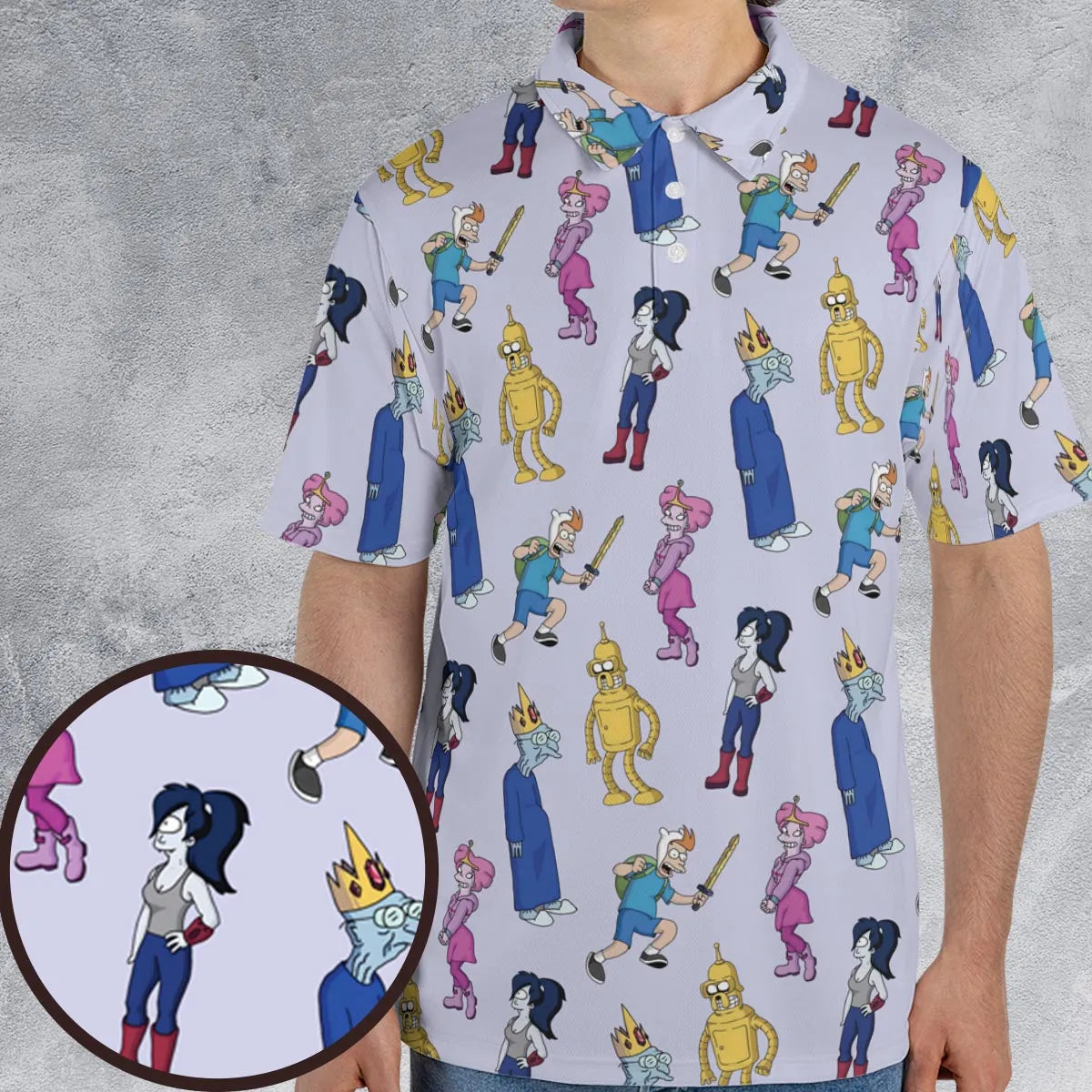AOP Men/Women Polo Shirt - YAZWEJZB