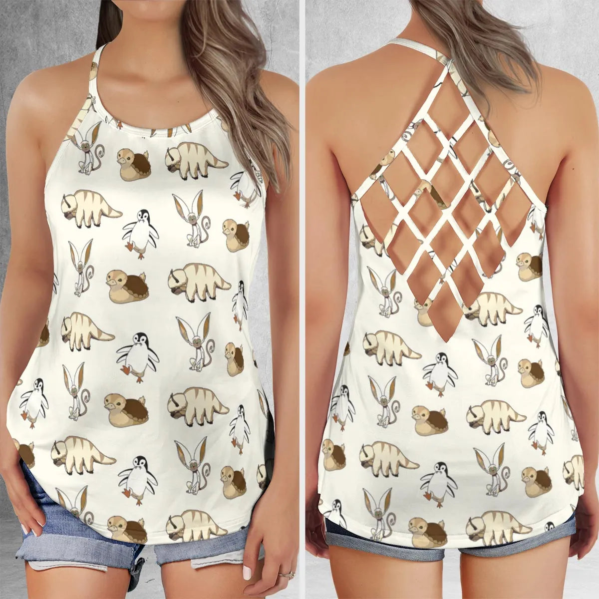 Criss Cross Tank Top - 5GCBXZAF