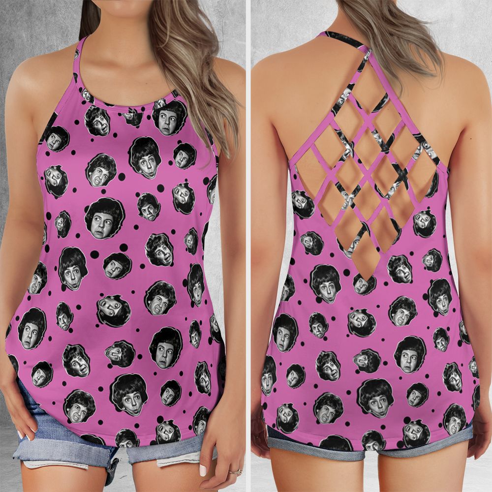 Criss Cross Tank Top - W24YYFYE -  - 1
