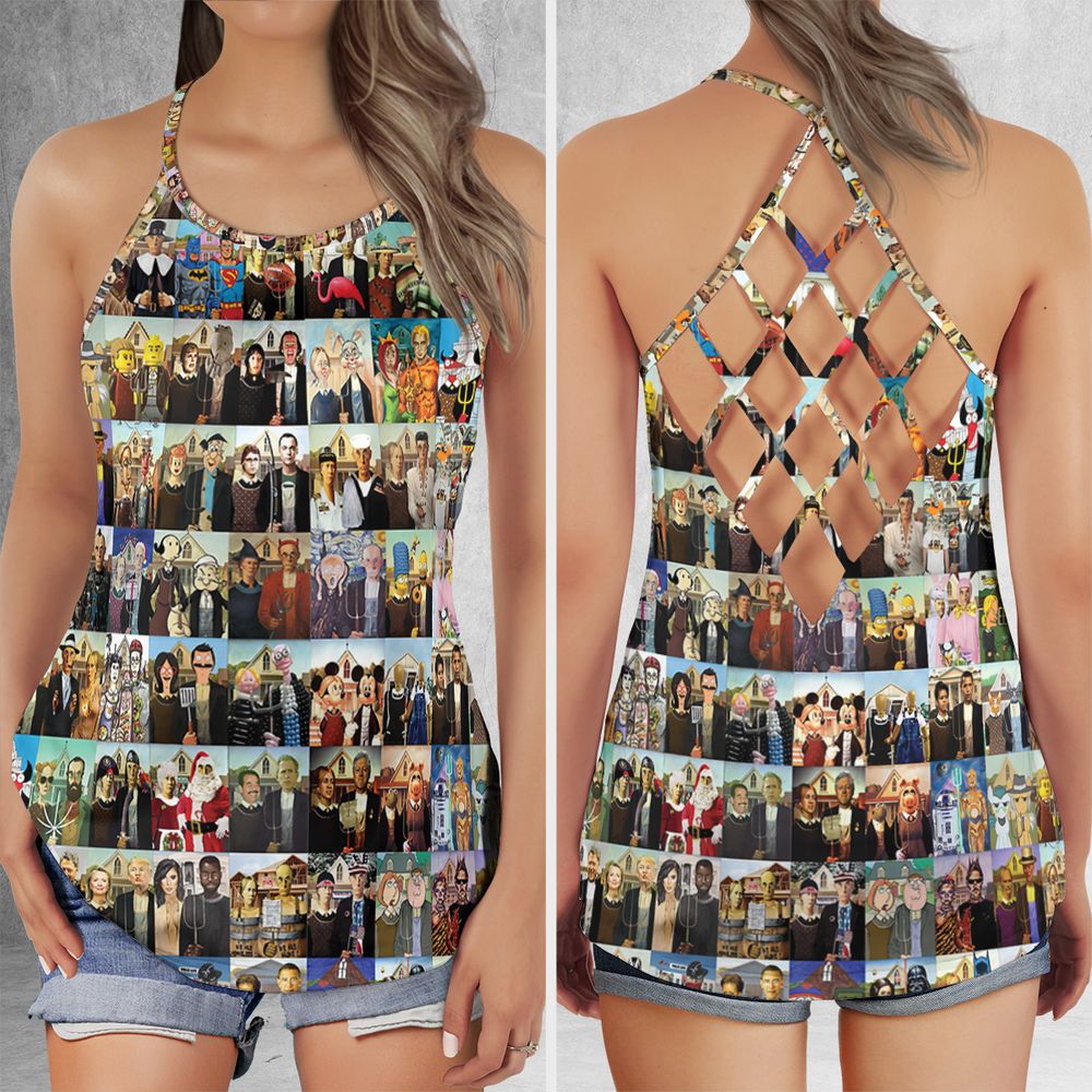 Criss Cross Tank Top - EG7MBX9E -  - 1
