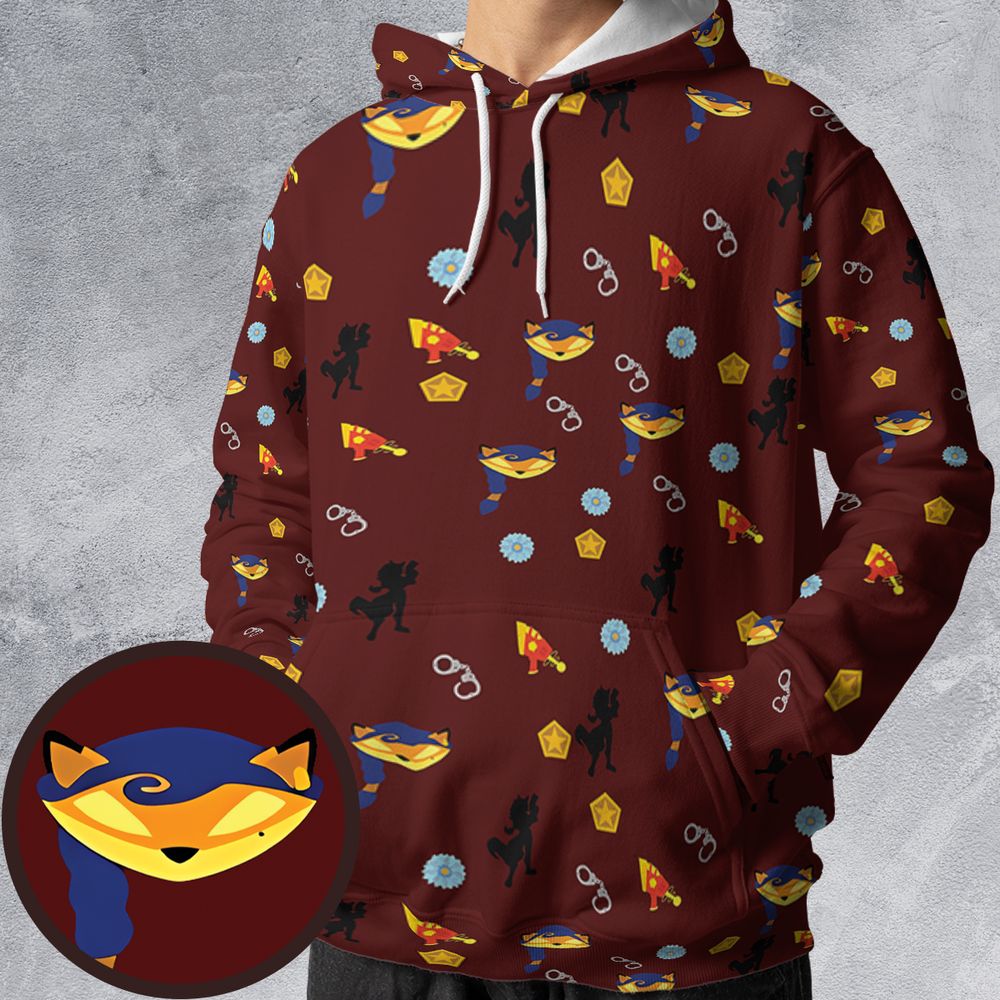 All-over Print Hoodie - 7MU81CLK -  - 1