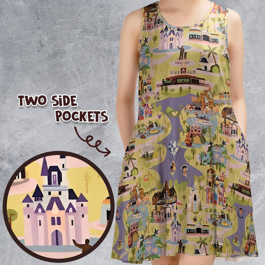 Sleeveless Dress - 8TMFQUAB -  - 1