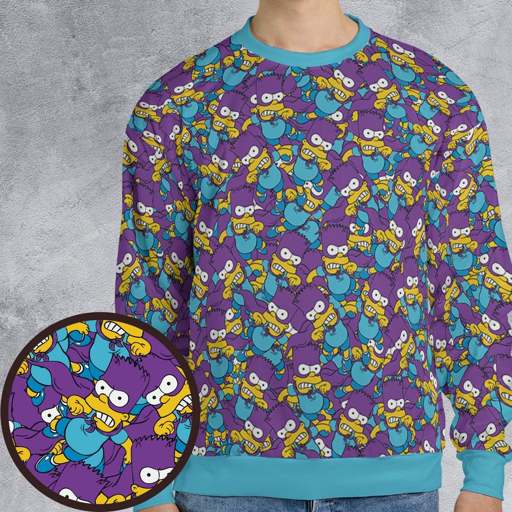 All-over Print Sweatshirt - FSF97FDC -  - 1