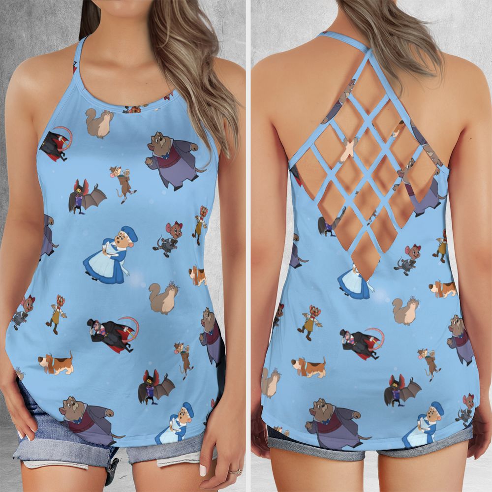 Criss Cross Tank Top - N4PMEGMG -  - 1