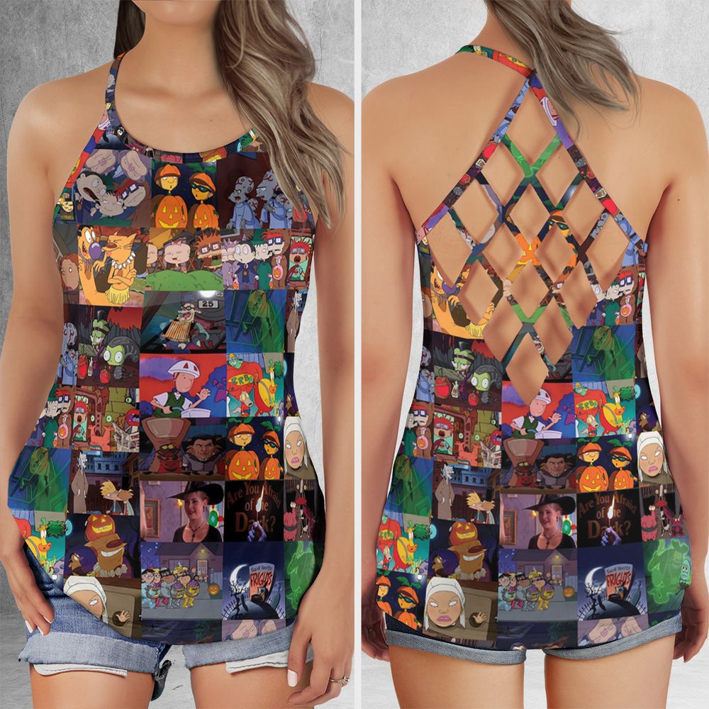 Criss Cross Tank Top - X97HRDPB -  - 1
