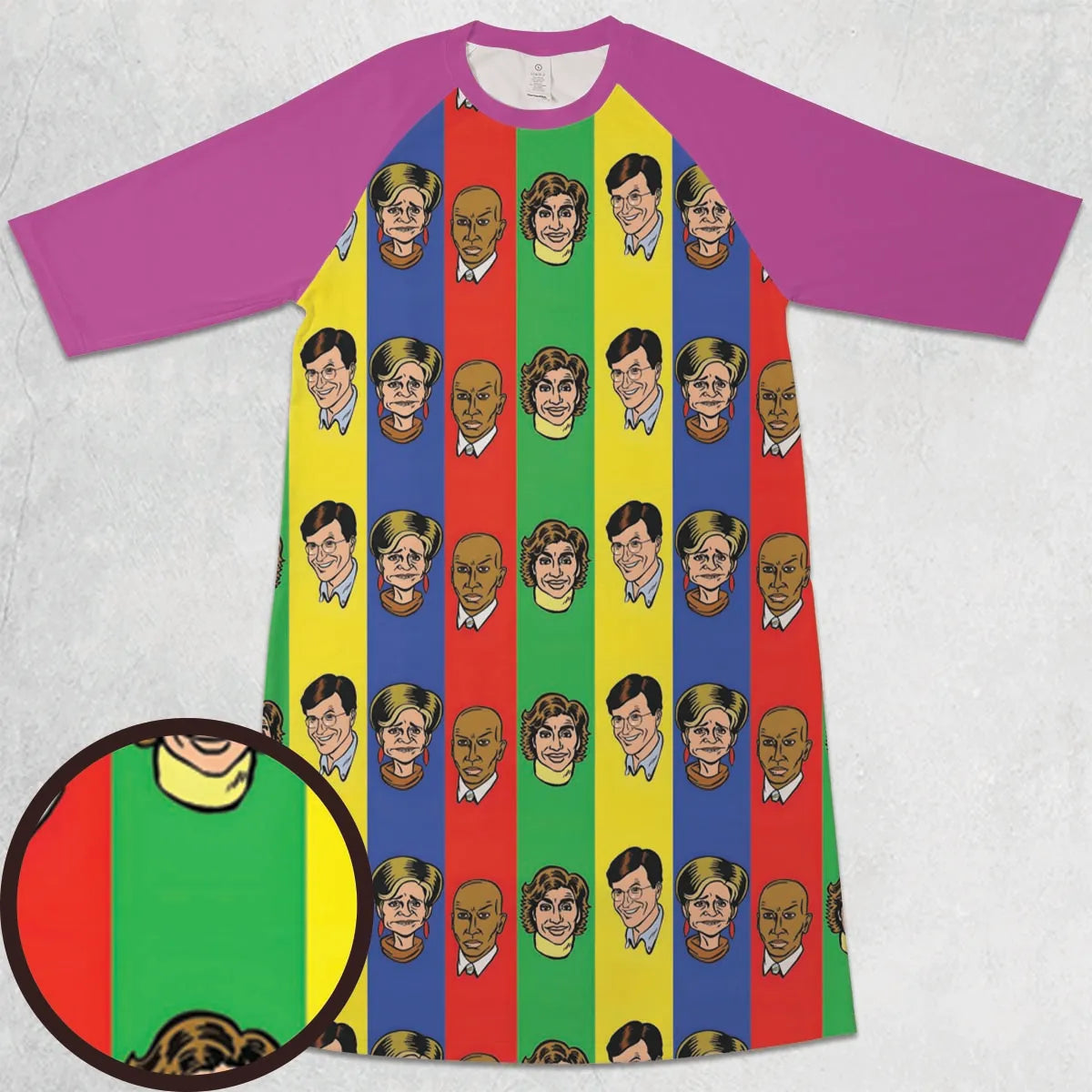3/4 Sleeve Raglan Dress - H1QMJRUM